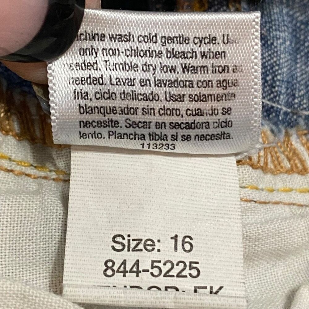 a.n.a. A New Approach Wide Leg Flare Blue Jeans Size 16 - Picture 8 of 11